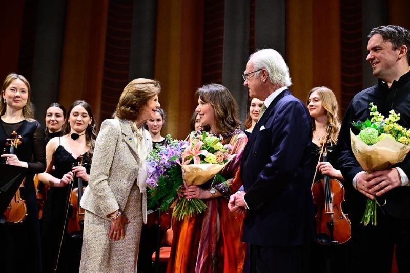 Король та Королева Швеції відвідали концерт музикантів Львівської національної філармонії