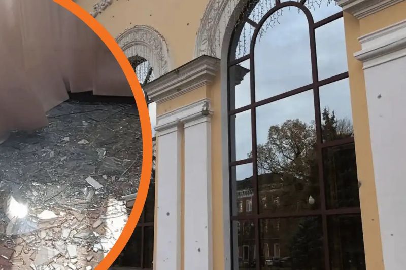 Приміщення філармонії у Кропивницькому продовжують відновлювати після обстрілу росіян влітку